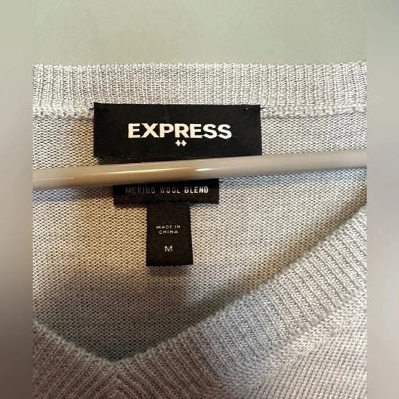 Men’s‎ Express Merino Wool Blend Sweater - Picture 1 of 4